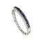 18k White Gold Bracelet With Diamonds & Sapphires, Image 1