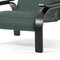Green Fabric Woodline Armchair by Marco Zanuso for Cassina 7