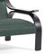 Green Fabric Woodline Armchair by Marco Zanuso for Cassina, Image 6