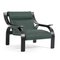 Green Fabric Woodline Armchair by Marco Zanuso for Cassina 3