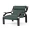 Fauteuil Woodline en Tissu Vert par Marco Zanuso pour Cassina 2