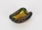 Mid-Century Submerged Murano Green Glass & Amber Shades Bowl by Flavio Poli, 1960 13