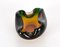 Mid-Century Submerged Murano Green Glass & Amber Shades Bowl by Flavio Poli, 1960 10