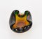 Mid-Century Submerged Murano Green Glass & Amber Shades Bowl by Flavio Poli, 1960 16