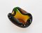 Mid-Century Submerged Murano Green Glass & Amber Shades Bowl by Flavio Poli, 1960 2