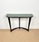 Green Marble, Wood & Brass Console Table by Guglielmo Ulrich, Italy, 1940s 4