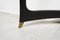 Green Marble, Wood & Brass Console Table by Guglielmo Ulrich, Italy, 1940s, Image 12