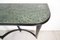 Green Marble, Wood & Brass Console Table by Guglielmo Ulrich, Italy, 1940s 15