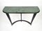 Green Marble, Wood & Brass Console Table by Guglielmo Ulrich, Italy, 1940s 10