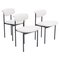 Dutch White Alpha Chairs by Rudolf Wolf for Meander, 1960s, Set of 3, Image 1