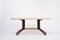 Beige Oval Dining Table in Lacquered Goatskin by Aldo Tura 4