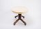 Beige Oval Dining Table in Lacquered Goatskin by Aldo Tura 6