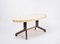 Beige Oval Dining Table in Lacquered Goatskin by Aldo Tura 5