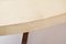 Beige Oval Dining Table in Lacquered Goatskin by Aldo Tura, Image 8