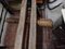 Antiker Schraubstock aus Ulmenholz mit handgewickelter Schraube 24