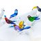 Tropical Birds Napkin Rings from Casa Rialto, Set of 6 10