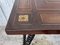 19th Century Baroque Spanish Side Table with Marquetry Top and Iron Stretcher, Image 13