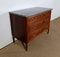 18th Century Louis XVI Solid Mahogany Chest of Drawers by F. Bury, Image 2
