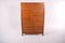 Portuguese Oak File Double Cabinet with Tambour Door from Olaio, 1950s 1