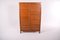 Portuguese Oak File Double Cabinet with Tambour Door from Olaio, 1950s, Image 1