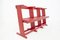 Vintage Bench in Red Lacquered Wood 8