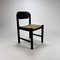 Mid-Century Black Wood and Rush Dining Chairs, 1970s, Set of 6 10