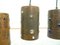 Brutalist Copper Pendant Lamps in the Style of Nanny Still from Philips, 1960s, Set of 3, Image 5