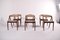 Mid-Century Rosewood and Fabric Dining Chairs by Kai Kristiansen for Schou Andersen, Set of 6 1