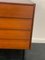 Teak Chest of Drawers With Metal Leggings & Adjustable Brass Feet 10