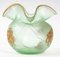 Kugelförmige Art Nouveau Vase aus Milchglas von Mont-Joye 3