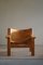 Schwedischer Sessel aus Kiefernholz & Leder im Stil von Karin Mobring, 1970er 2