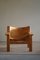 Swedish Pine & Leather Easy Chair in the Style of Karin Mobring, 1970s, Image 2