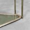 Vintage Angular Metal & Glass Console Table, 1970s 8