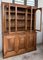 Early 20th Century Spanish Pine Bookcase or Vitrine with Three Arch Glass Doors, Image 6