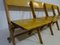 Solid Beech Church Folding Chairs, 1950s 9