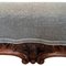 Large 19th Century Walnut Upholstered Footstool, Image 1