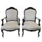 19th Century Carved Salon Chairs, Set of 2, Image 6