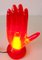 Red Kara Handy Table Lamp by Luigi Serafini for Kundalini, Italy 2