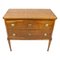 Early 19th Century Empire Cherry Pointed-Foot Chest of Two-Drawer 1