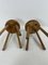 Modernist Concave Pine Stools, Set of 2 10