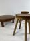 Modernist Concave Pine Stools, Set of 2, Image 16