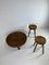 Modernist Concave Pine Stools, Set of 2, Image 18