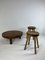 Modernist Concave Pine Stools, Set of 2, Image 19