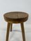 Modernist Concave Pine Stools, Set of 2, Image 6