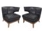 English Leather Savoy Club Chair by Andrew Martin, Set of 2 1