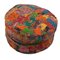 Moroccan Style Colorful Puffs, Set of 2, Image 4