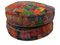 Moroccan Style Colorful Puffs, Set of 2 1