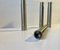 Vintage Minimalist Salt Shakers and Pepper Mill in Stainless Steel, Set of 4 2