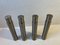 Saliera e macinapepe vintage minimalisti in acciaio inossidabile, set di 4, Immagine 4