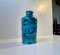 Blue Italian Ceramic Vase in the Style of Guido Gambone 1